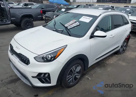 2022 Kia Niro Lxs из США, поврежденный, VIN KNDCB3LC9N5547843
